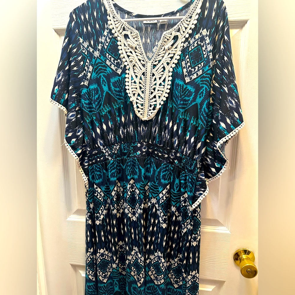 Lightweight Cato blue dress size Large